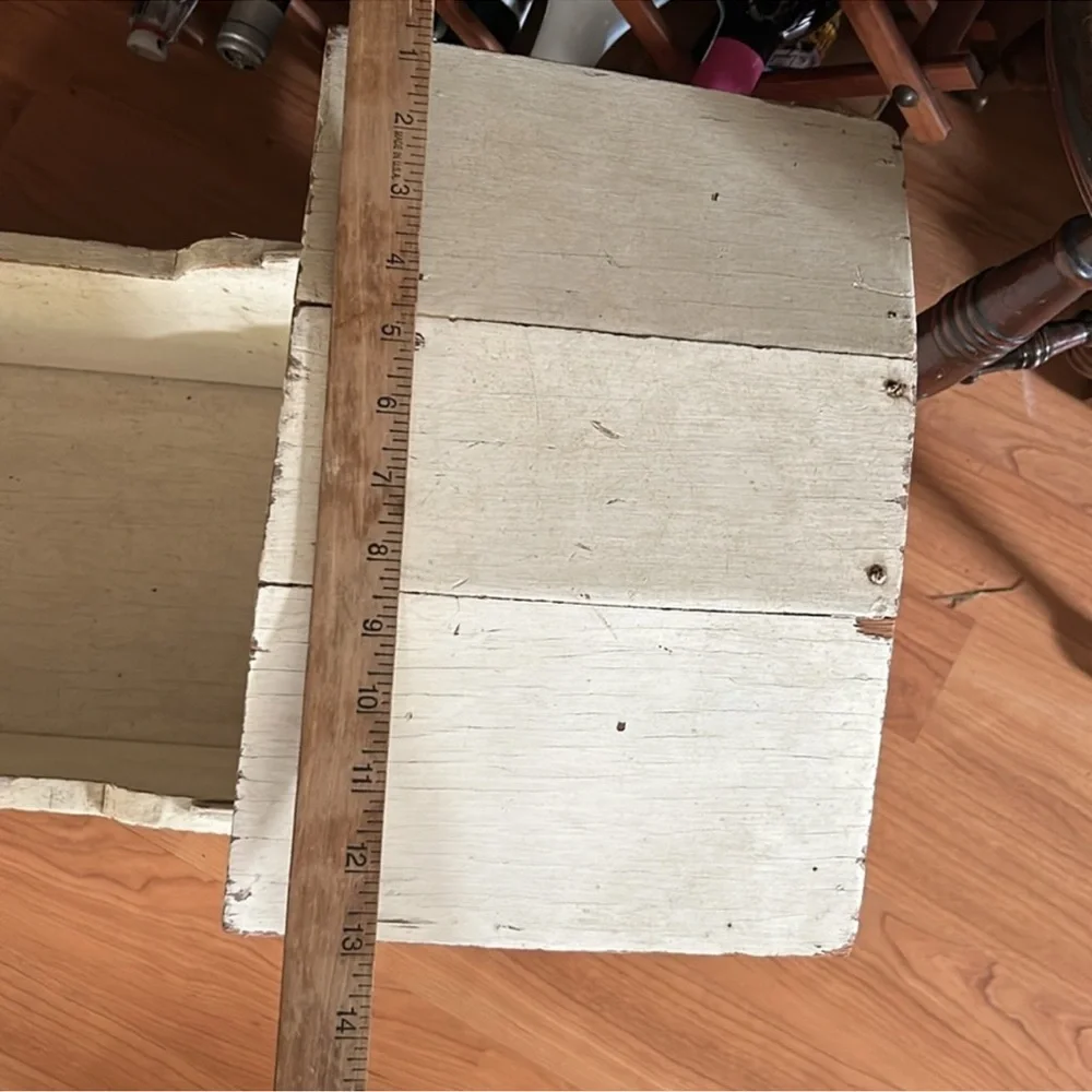 Vintage Primitive Wooden Rocking Cradle Bassinet